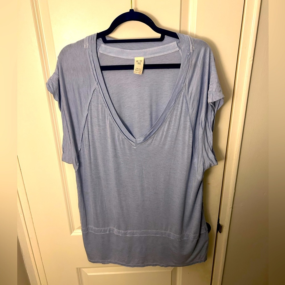 Free People oversized silky Tee